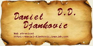 Daniel Đanković vizit kartica
